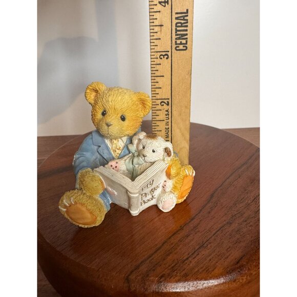 Enesco 1994 Priscilla Hillman Bearstone Figurine – “My Prayer Is For You” - Picture 2 of 7